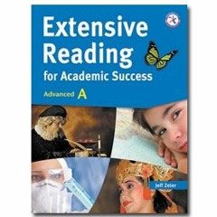 Extensive Reading For Academic Success A