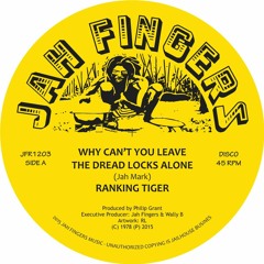JAH FINGERS MUSIC 2015 - RANKIN TIGER - WHY CAN'T YOU LEAVE THE DREAD LOCKS ALONE 12"