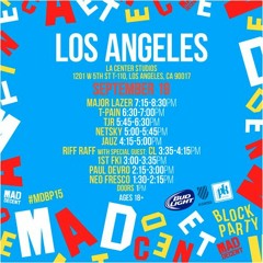 Netsky - Live @ Mad Decent Block Party, Los Angeles 2015 (Free Download)