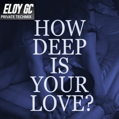 Calvin Harris & Disciples - How Deep Is Your Love (ELOY GC PRIVATE TECHMIX) -- DOWNLOAD ON "BUY"