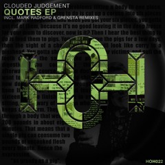 HOH022 Clouded Judgement - Blow (Original Mix)