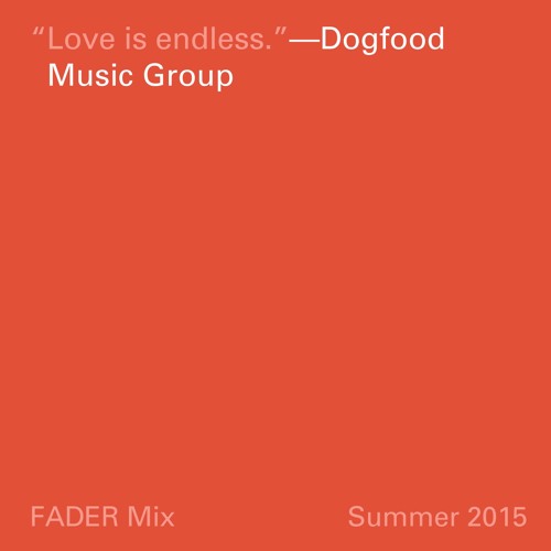 FADER Mix: Dogfood Music Group