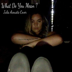 What Do You Mean ? - Justin Bieber (Acoustic Version)