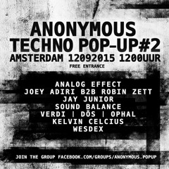 Jay Junior @ Anonymous Pop - Up #2 12092015