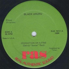 Black Uhuru "Conviction Or A Fine" (RAS) 12"