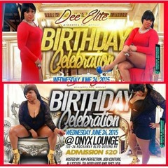 LOVELINE MUZIK LIVE AT DEE ELITE'S BIRTHDAY PARTY INSIDE THE ONYX LOUNGE JUNE 2015