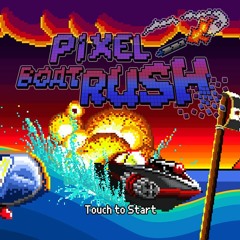 Pixel Boat Rush - Hard Waves