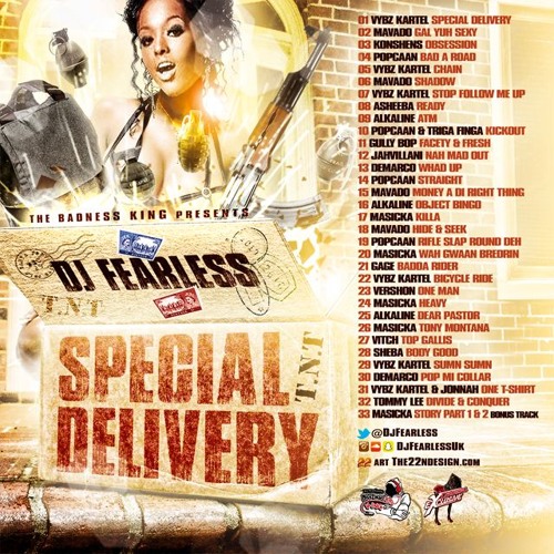 DJ FearLess - Special Delivery #Dancehall Mixtape @DJFearless