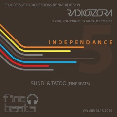 Independance #5@RadiOzora 2015 September |  Sundi & Tatoo Live From Studio