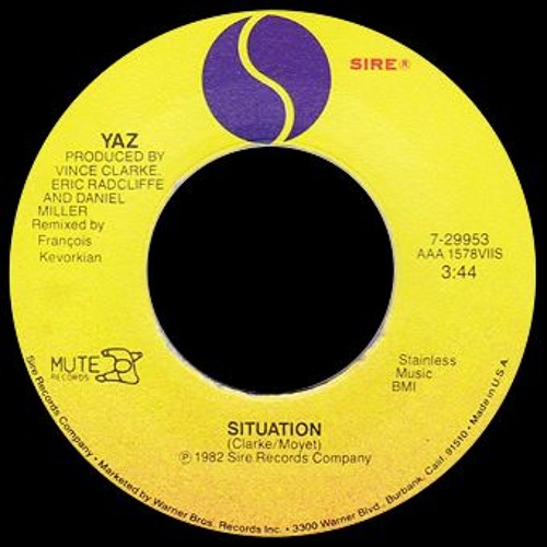 Yaz - -Situation (DJNovy Kébec Remix) 1982