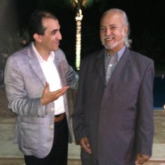 رشيد غلام و سعيد الشرايبي في جلسة فنية بالدار البيضاء
