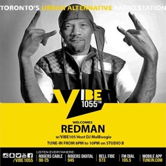 Studio B w/DJ MelBoogie - REDMAN Interview- VIBE105 - Sept 22 2015