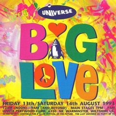Carl Cox Universe Big Love 13 08 1993 Pt1