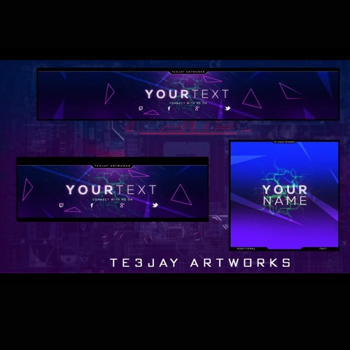 115 FREE YouTube Gaming Logo Banner  Avatar Template  Graphic Design  Resources  Logo banners Youtube banner design Banner