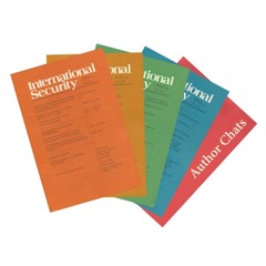 International Security Journal Author Chats