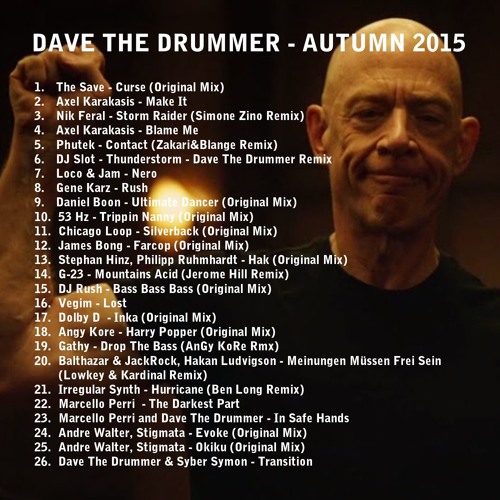 Dave The Drummer Autumn Mix 2015