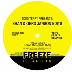Todd Terry - Shan & Gerd Janson Edits (FREEZE 1305) - PREVIEW