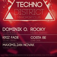 Costa Be @Techno District, Mikroport Krefeld 02.10.2015