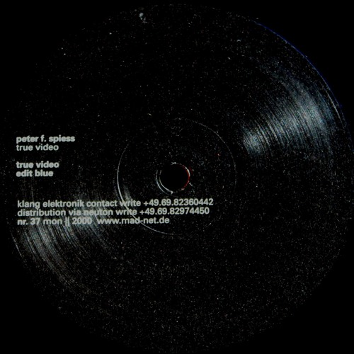 edit blue  - peter f. spiess