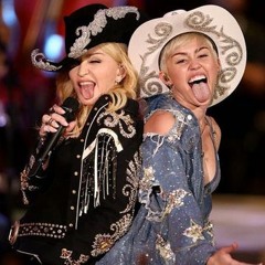 Miley Cyrus Feat Madonna - Dont Tell Me We Cant Stop MTV Unplugged Performance