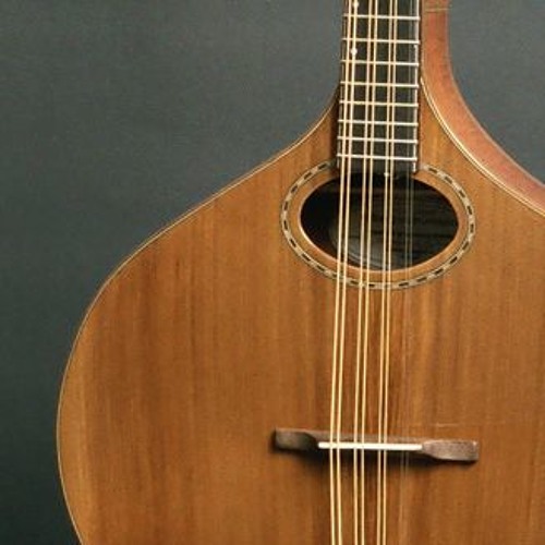 Cedar flat-top bouzouki, mahogany body