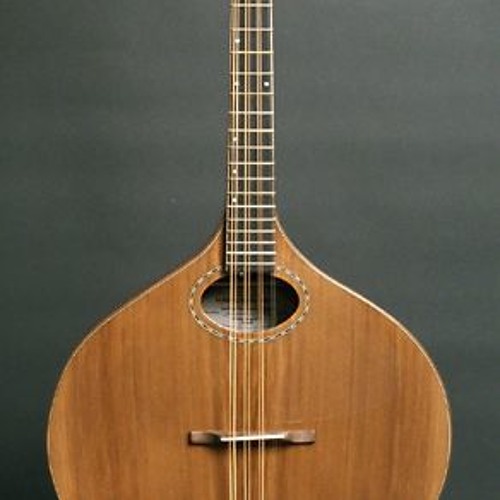 Cedar flat-top bouzouki, paduak body