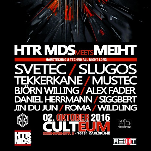 TEKKERKANE @ HARTER MODUS @ CULTEUM KARLSRUHE 02.10.2015 [HARDTECHNO SET]