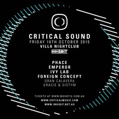 Critical Sound Australian Tour Promo Mix (Oct 2015)