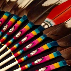 Drumming for Leonard Begaye!!! Aho!!