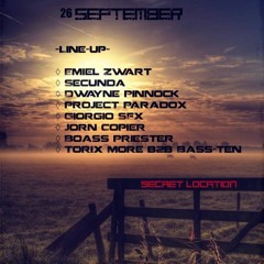 Project Paradox at DNA & At3w's Polder Rave (Secret location) 26-09-15