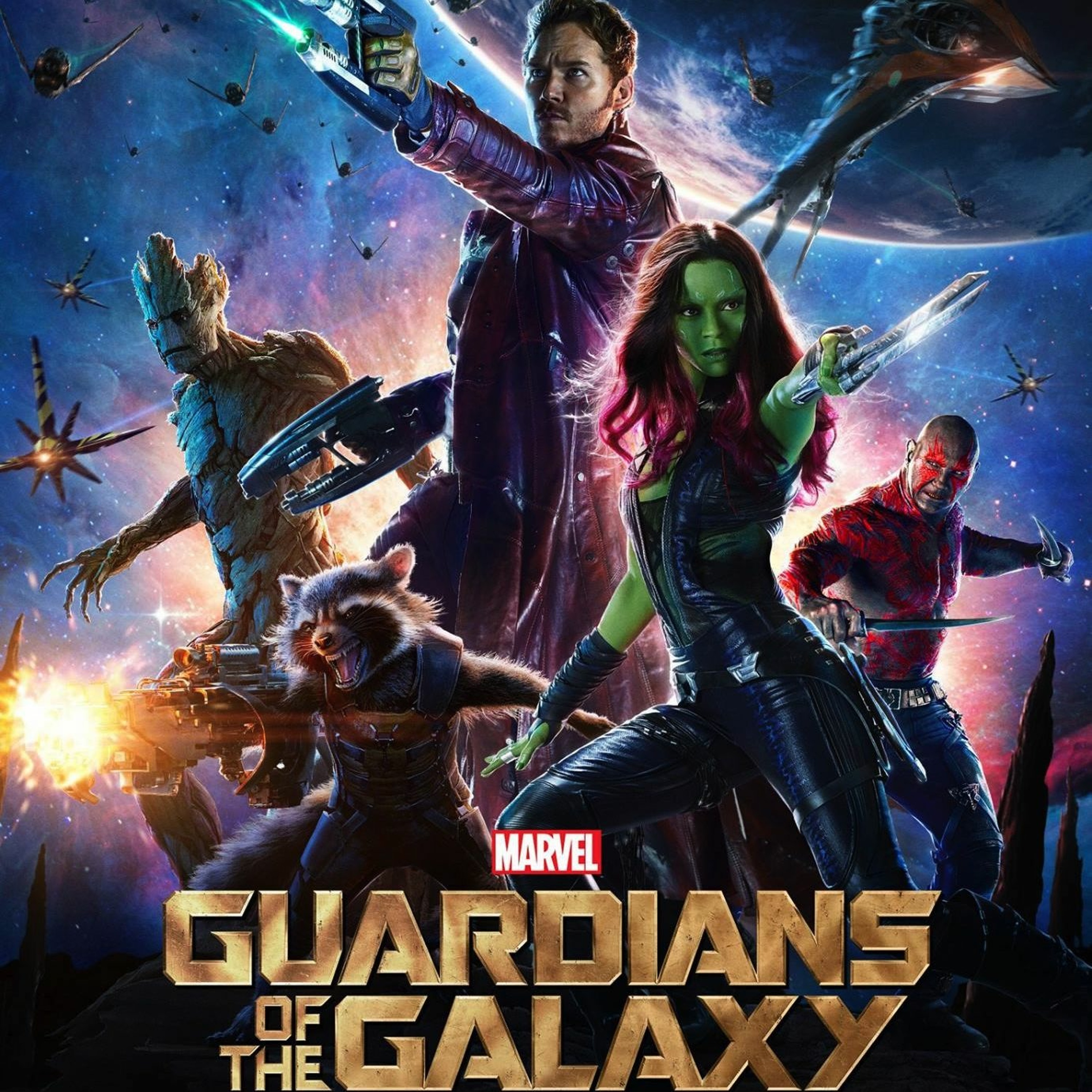 BizzleCast 25: GUARDIANS OF THE GALAXY film commentary by The Bizzle episode artwork