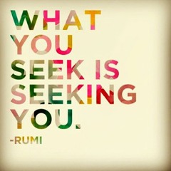 What You Seek Is Seeking You