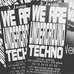 Chris Lehmann @ 3 Jahre We are Underground/Bochum 10.10.2015