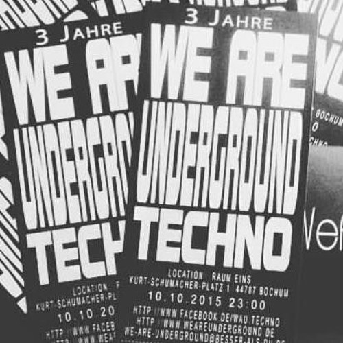 Chris Lehmann @ 3 Jahre We are Underground/Bochum 10.10.2015