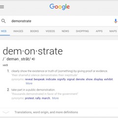 DEMONSTRATE
