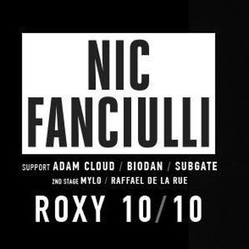 Subgate@Roxy Prague With Nic Fanciulli 10 10 2015