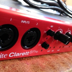 Clarett 8Pre Drums — without AIR