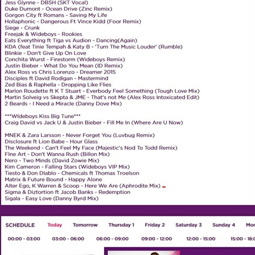 Mandy G - Here We Are (Aphrodite Remix) - Kiss FM (Wide boys)