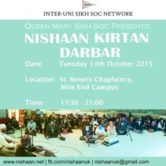 Bhai Harsimran Singh - Nishan Kirtan Darbar - QMUL Sikh Society