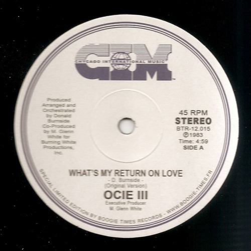 Ocie III - What's My Return On Love