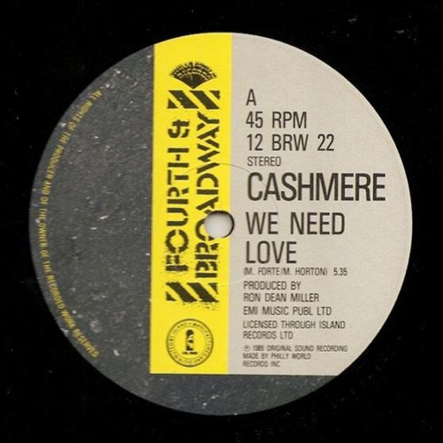 Cashmere - We Need Love