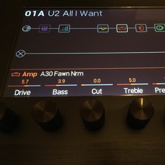 Line 6 Helix U2 Edge test (All I Want Is You)