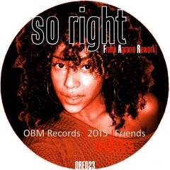 So Right (Frank Agrario Rework) [ORE023]