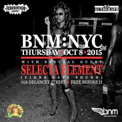 #BNM (Brand New Machine / NYC) Element @zionsgatesound Segment 10-08-15