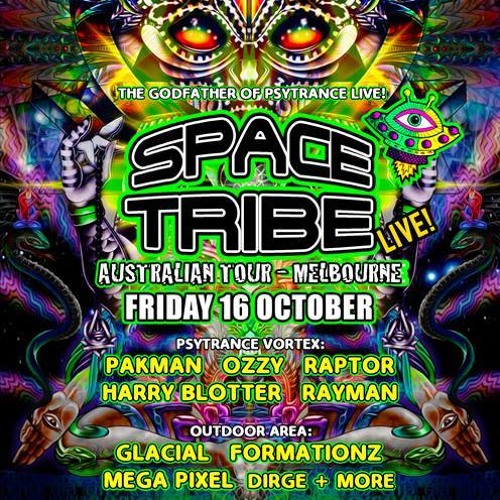 Harry Blotter - "Ride It Til The Wheels Fall Off" Psytrance Closing Set @ SPace Tribe Melbourne Show