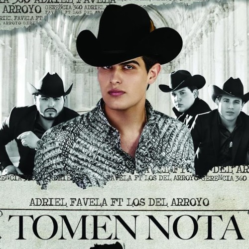 ADRIEL FAVELA "TOMEN NOTA" 2015 Nuevo Disco Mix