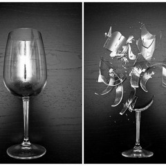 Glass shatters