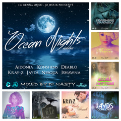 OCEAN NIGHTS RIDDIM  #4thGENNA & 3G MUSIC 2015 (Mixed by Di Nasty)