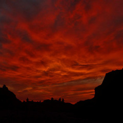 Red Clouds Over A Zen Slog