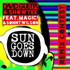 David Guetta + Showtek - Sun Goes Down (Feat. MAGIC! + Sonny Wilson) (FR33Z Remix)